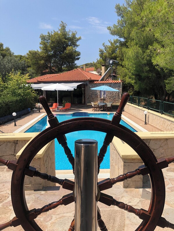 Alberca al aire libre 