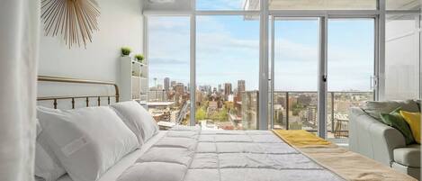 Desk, iron/ironing board, free WiFi, bed sheets