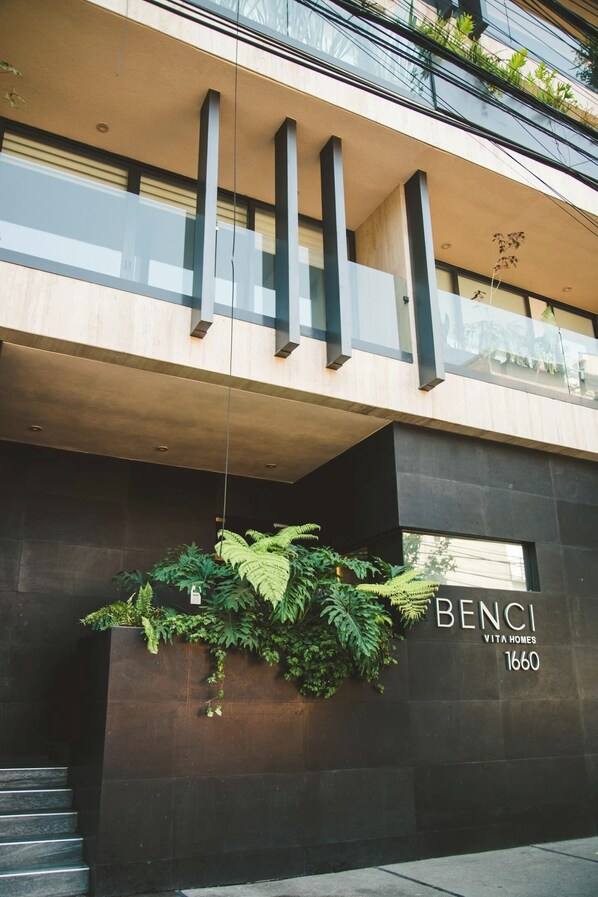 Exterior detail - Central, bright, cozy, and elegant Benci apartment (Ciudad de México)