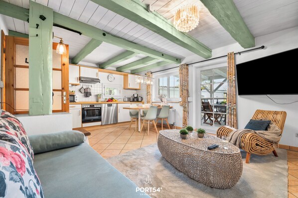 TV, table tennis, books - Westerweide - terrace, fitness room, dogs allowed (Delve)