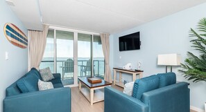 Televisión y reproductor de DVD 