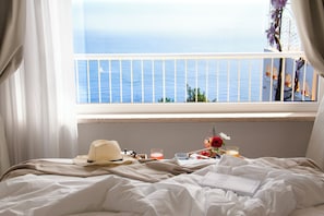 Chambre Double Panoramique, balcon, vue mer