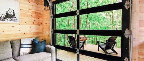 Smart TV, chimenea, reproductor de DVD