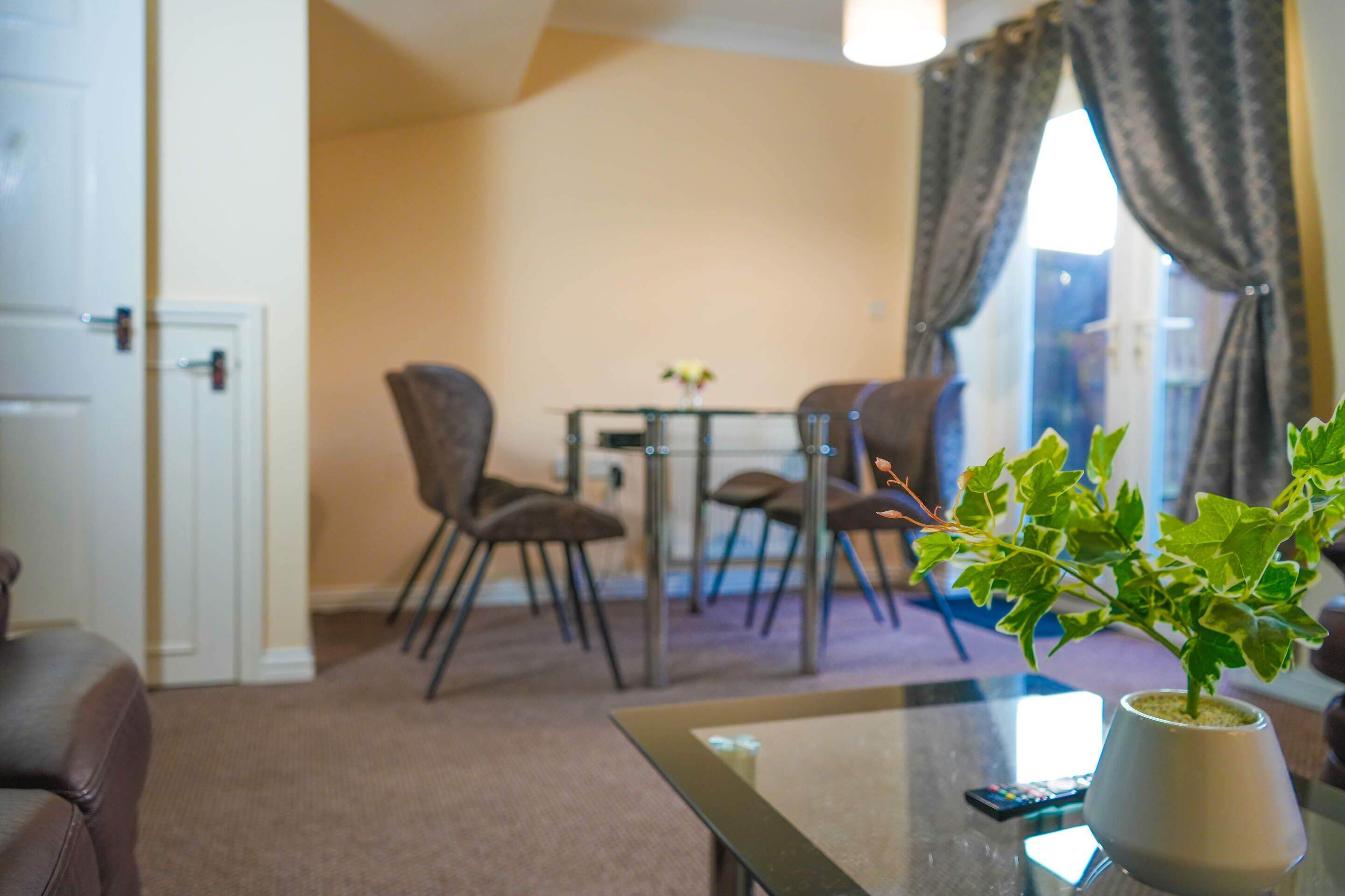 Comfort-hus - privat badeværelse | Spiseområde