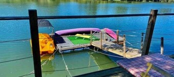 dream stay on the river with Kayak Boat Bicycles Close to Paris both world