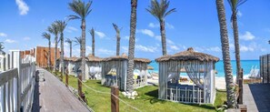 Private beach, white sand, beach bar - X Eastern Sidi Abdel-Rahman Resort & SPA (El Alamein)