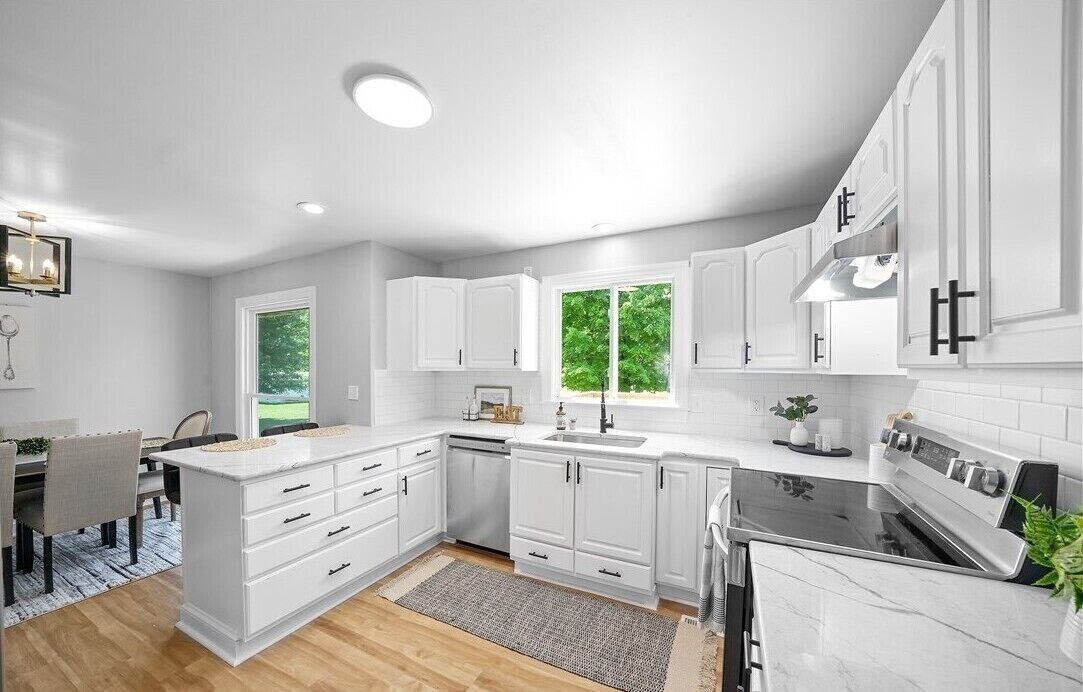 Kühlschrank, Ofen, Herdplatte, Geschirrspüler