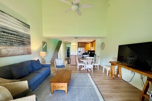 TV, mesa de pingue-pongue