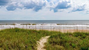 Beach nearby - Enjoy stunning ocean views at Chipps Ahoy, a spacious 4-bedroom retreat in Oak Island. (Oak Island)