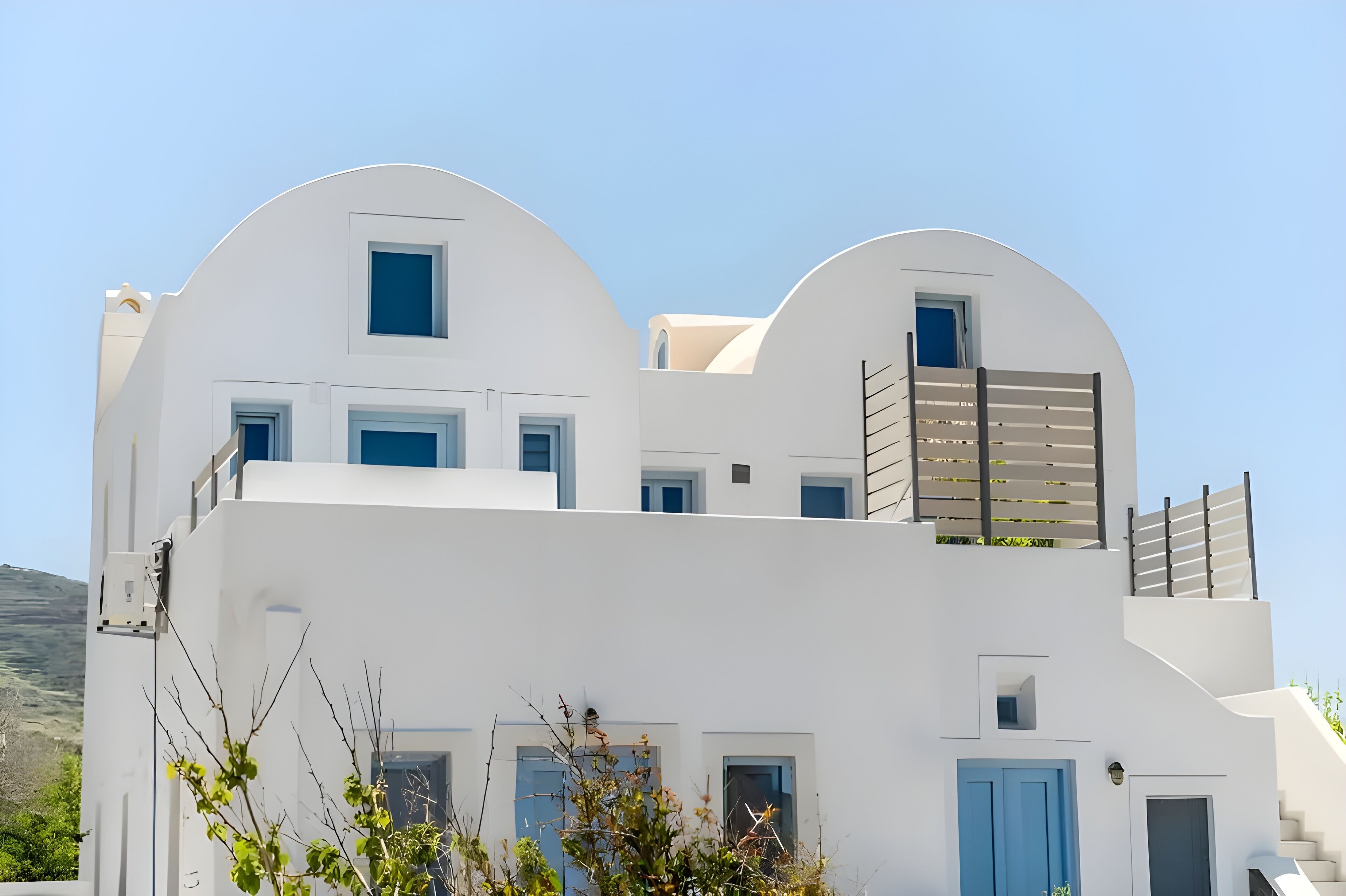 Fassade der Unterkunft