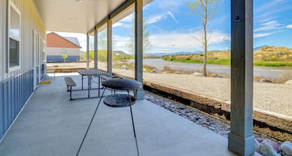 Clark Riverfront Retreat w/ Fire Pit & Views!
