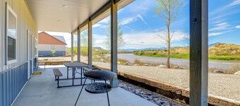 Clark Riverfront Retreat w/ Fire Pit & Views!