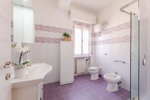 Douche, sèche-cheveux, bidet