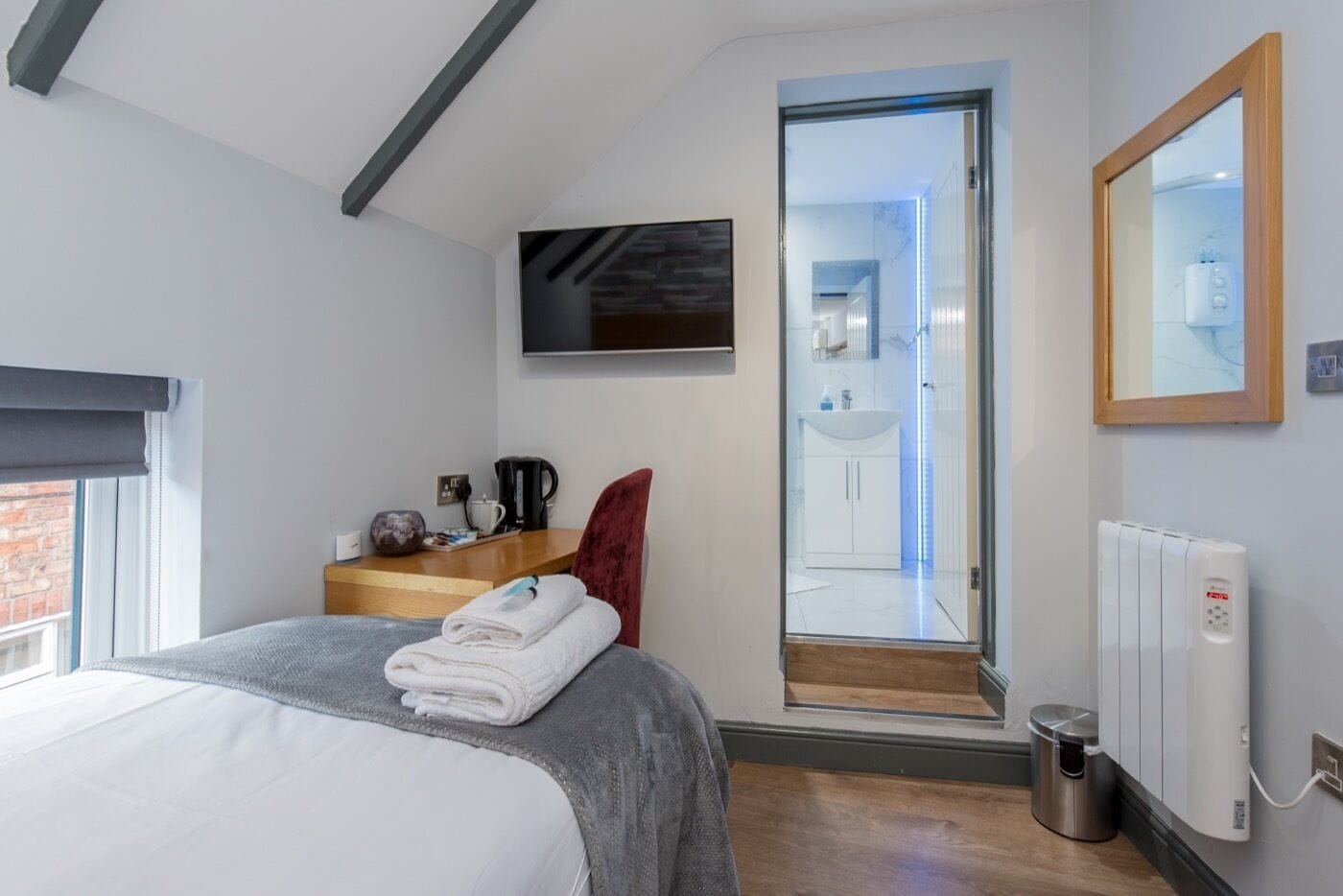 舒适单人房, 独立浴室, 城市景观 | 隔音、免费 WiFi