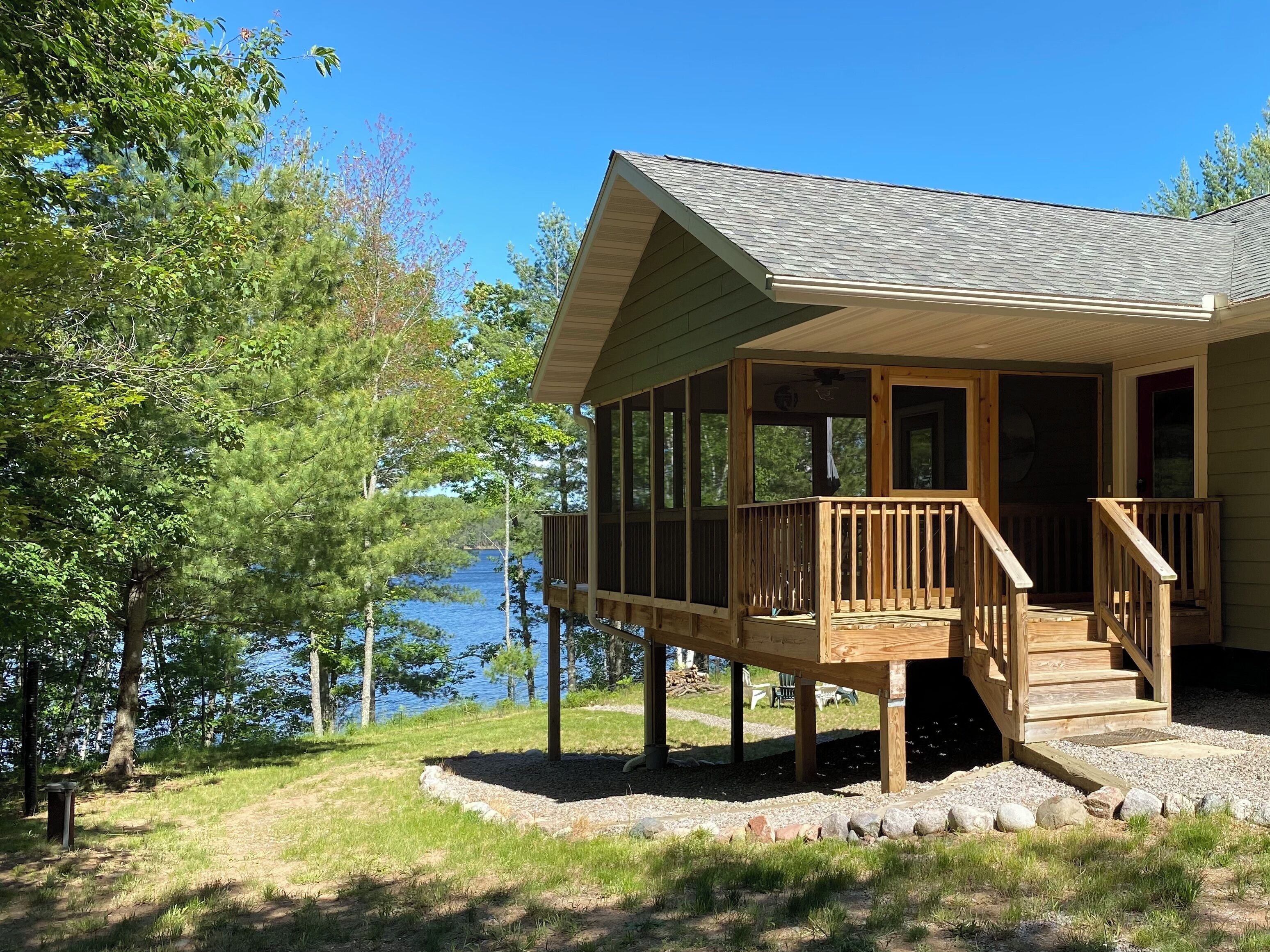 Newly built home on Long Lake of the Three Lakes Chain!