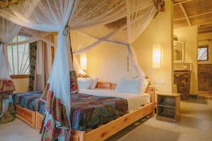Family Chalet, Valley View | Individually decorated, desk, laptop workspace - RUAHA HILLTOP LODGE (Idodi)