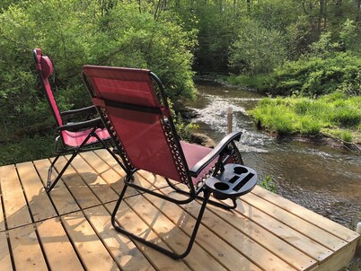 A private glamping retreat stocked with amenities and comforts in Cooperstown