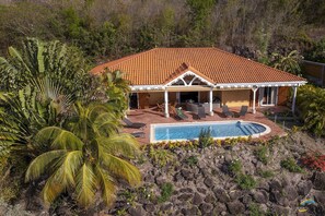 Exterior - Villa Cap Sud, Piscine, vue mer (Les Anses-d'Arlet)