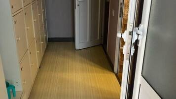 Shared Dormitory, Mixed Dorm | Bathroom | Spring water bathtub, rainfall showerhead, bathrobes, towels