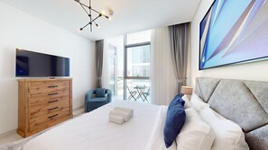 1 室のベッドルーム、アイロン / アイロン台、WiFi、ベッドシーツ