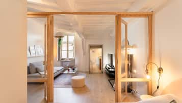 1 chambre, fer et planche Ă repasser, Wi-Fi gratuit, draps fournis