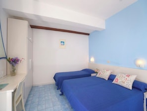 1 bedroom, travel crib, WiFi, bed sheets