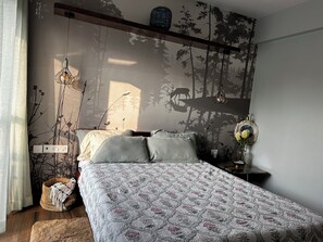 1 chambre, fer et planche à repasser, Wi-Fi, draps fournis