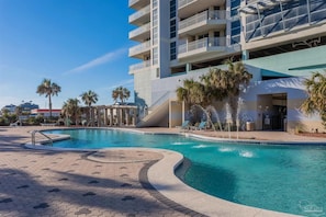 Pool - "Kokomo" Luxury Beach Condo Emerald Dolphin Condos Unit 1110 (Gulf Breeze)