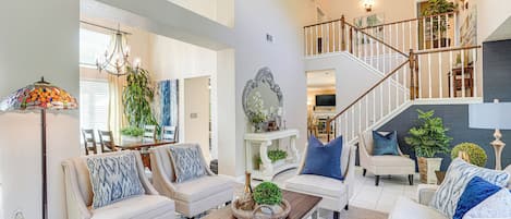TV, fireplace, DVD player