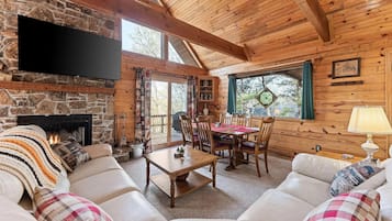 Smart TV, fireplace, offices