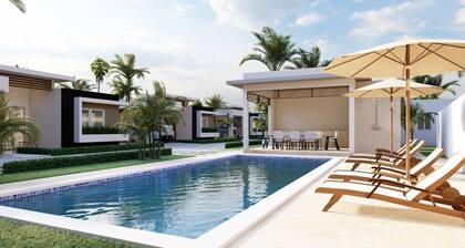 Relax with the family at this peaceful place to stay. Shared swimming pool.
