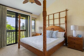 3 habitaciones, escritorio y tabla de planchar con plancha 