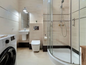 Hair dryer, towels