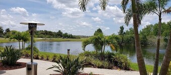 Beautiful golf course view. Large kitchen. Open concept living area.