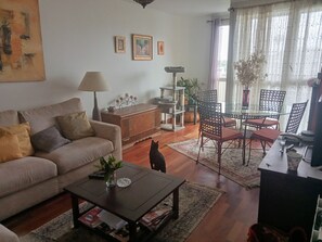 Living area - Limite Paris,loue Appartement Pour LES Jo/jp (Le Pré-Saint-Gervais)