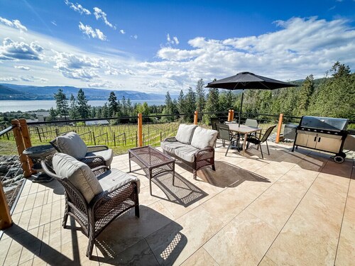 Private Vineyard Home with Lake View
