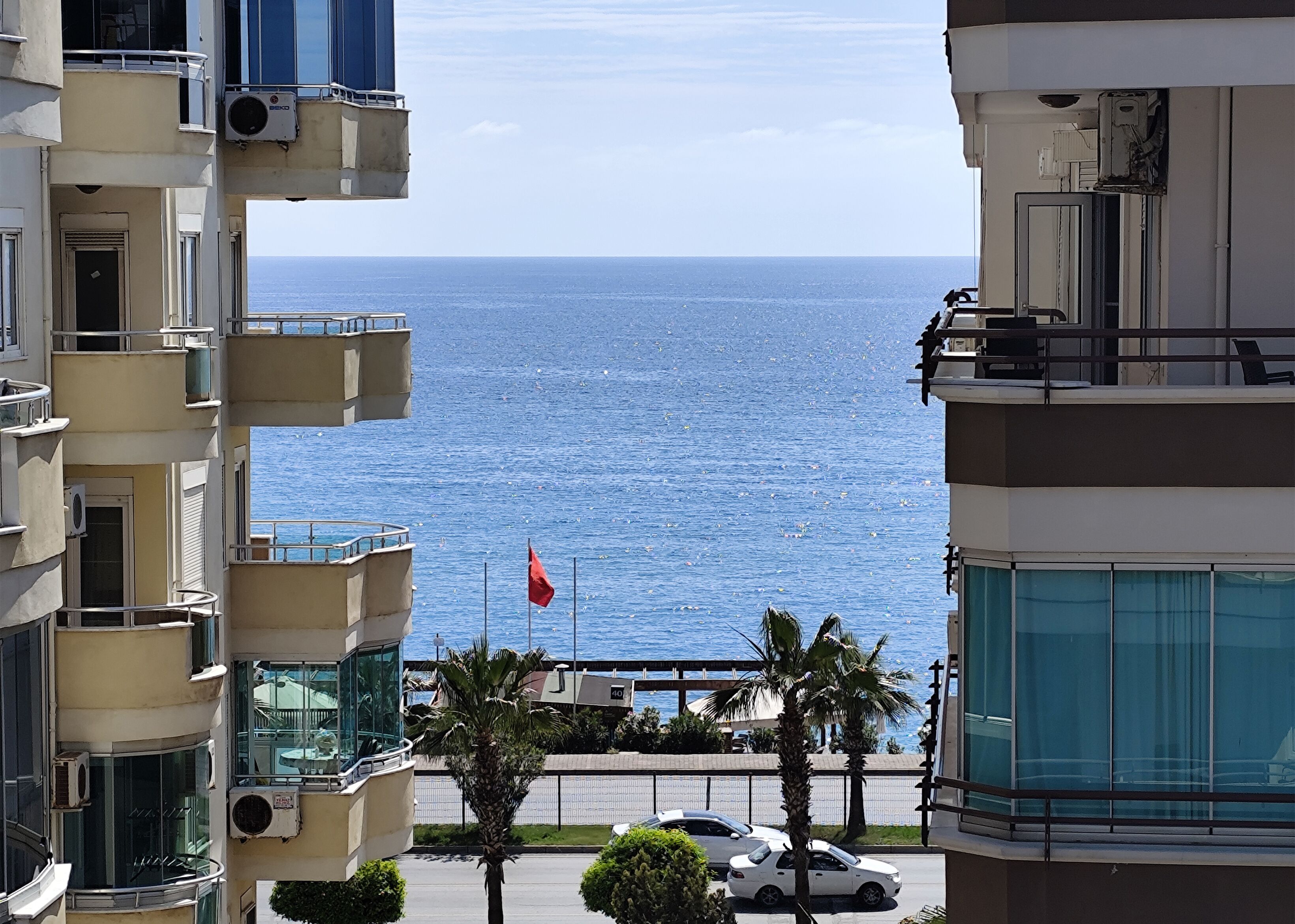 Standard Double or Twin Room, Partial Sea View | Minibar, desk, laptop workspace, WiFi (free)
