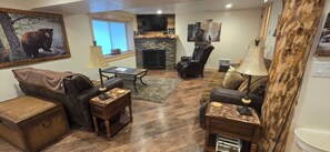 TV connectée, cheminée