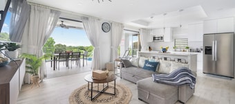Sunset views by DanTopia Villa in Holetown's west coast. Private pool & parking!