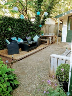 Terrace/patio - Veluwe Chalet Putten (Putten)