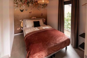 2 室のベッドルーム、WiFi、ベッドシーツ