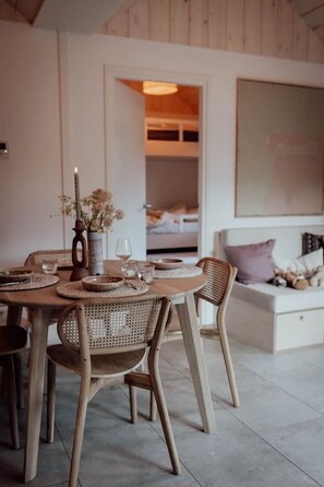 Dining - WØUD cabin in the forest (Epe)