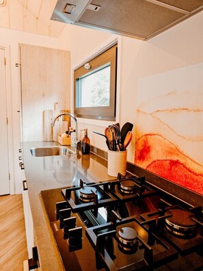 冷蔵庫、オーブン、コンロ、食器洗い機