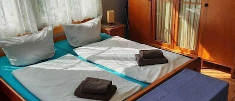 3 quartos, roupa de cama