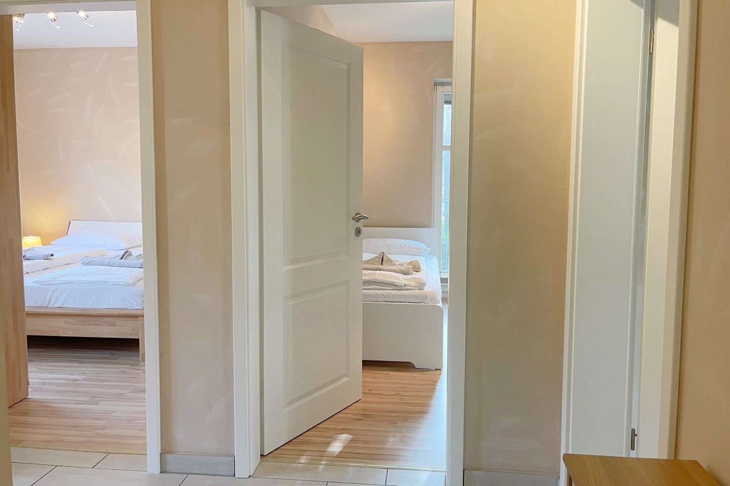 2 dormitorios y ropa de cama