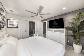 2 habitaciones, tabla de planchar con plancha, wifi y ropa de cama 