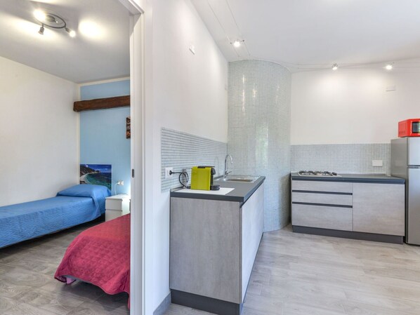 Microwave, dining tables
