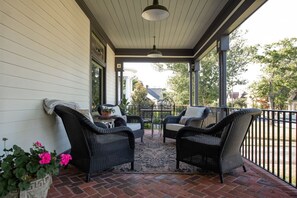 Terrace/patio - Luxe Historic | Private, Family-Friendly Location (Newnan)