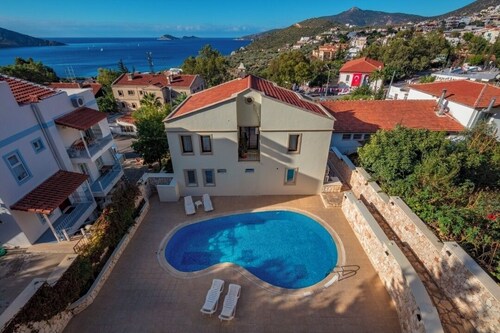 3 Bedroom Duplex Apartment Feel the Energy of Kalkan from Your Private Terrace