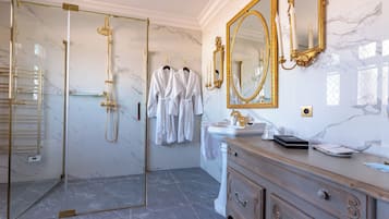 Junior Room | Bathroom | Shower, designer toiletries, hair dryer, bathrobes